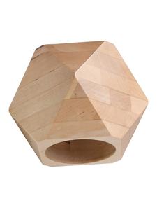 Настенный светильник VIGE из натурального дерева (Д) 12 см (Ш) 14 см (В) 12 см