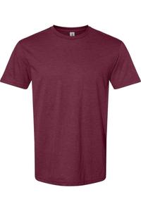 Футболка Gildan Softstyle CVC, цвет maroon mist