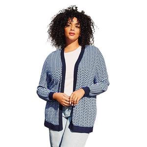 Женский кардиган с расклешенными рукавами plus size Avenue, Blue Wave