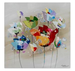 Картина KUNSTLOFT handgemalt Rebellion der Farben, многоцветный