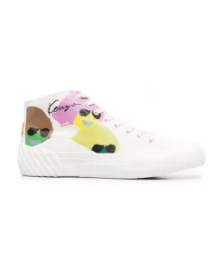 Стильные высокие кроссовки Kenzo, белый