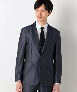 Джинсовый трикотажный пиджак, которую можно стирать, идеально дополнит ваш образ Comme Ca Ism, цвет Navy