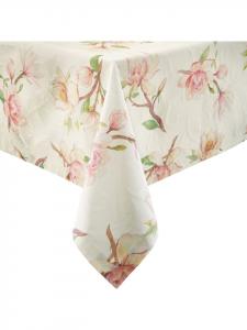 Erwin Müller Скатерть из смесовой хлопчатобумажной ткани белого цвета