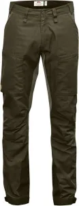 Fjällräven Мужские треккинговые брюки Fjallraven Abisko LiteСнаряжение для активного отдыха, Dark Olive/Tarmac