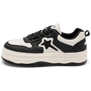 Кроссовки AGSDON Skateboarding Shoes Women's Low-top, бежевый/черный