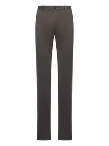 Прямые брюки Incotex, коричневый