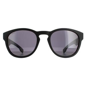 Круглые мужские матово-серые босс 1452/s Hugo Boss, черный