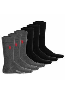 Носки 6 PACK U.S. Polo Assn., черный