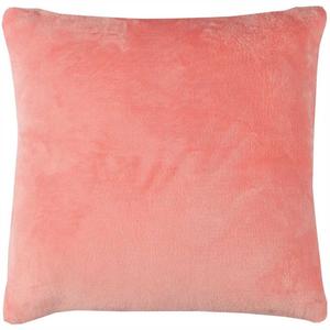 Чехол на подушку-обнимашка "Селина", размер "60 х 60см" - лосось - чехол на молнию Bestlivings, розовый