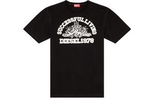 Футболка с принтом логотипа T-Justil-N1 DIESEL, черный