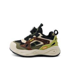 Jeep Низкие детские беговые кроссовки green brown kids'