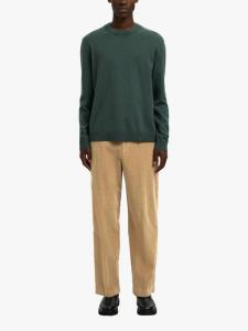 Классические брюки из хлопкового костюма Tailored Fit Selected, Kelp