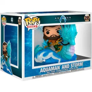 Фигурка Funko DC Comics Aquaman Deluxe Ride And The Lost Kingdom On Storm, синий