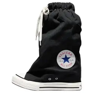 Vaquera X Женские Chuck Taylor All Star XHi Slouch Wedge 'Black' Converse, черный
