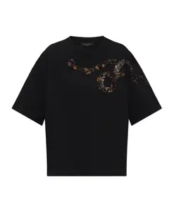 Футболка Ouros Amelie с декором Allsaints, черный