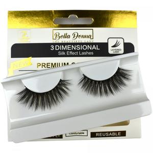 ИСКУССТВЕННЫЕ ШЕЛКОВЫЕ РЕСНИЦЫ НА ПОЛОСКЕ 5D - 3D08 Zwap