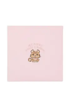 Одеяло с вышивкой Dolce & Gabbana Kids, розовый