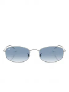 Солнцезащитные очки с геометрической оправой Ray-Ban, серебристый