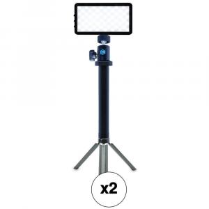 Двухцветная светодиодная панель Lume Cube Panel GO (комплект для вещательного освещения, 2 шт.)