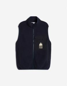 (M) Повседневный флисовый жилет без рукавов