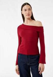 Топ Koton Long sleeved top, Dark Red