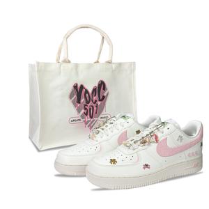Nike Air Force 1 YDCC Mini Milk Puff, Shopping Bag дышащие низкие скейтерские кроссовки женские Pink