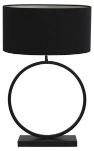 Настольная лампа Light & Living Liva/Velours, черный