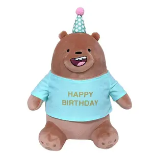 Warner, Our Bare Bear, Birthday Edition плюшевая кукла HUGKIS