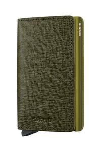 Кожаный кошелек Secrid, зеленый