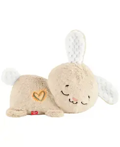 Мягкая игрушка-успокаивающий кролик Fisher-Price Soothe Settle, настраиваемая звуковая машинка с движением Fisher Price, multi-color