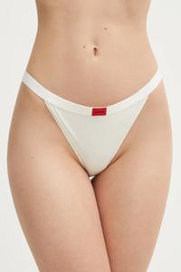 Фирменные стринги HUGO, бежевый