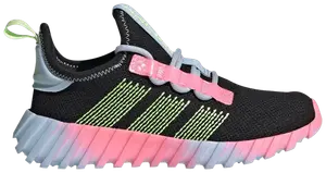 Кроссовки adidas Kaptir Flow K 'Black Yellow Clear Sky', черный