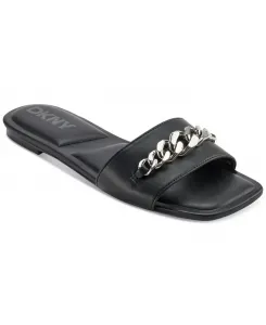 Женские сандалии Dania Chain Slide DKNY, черный