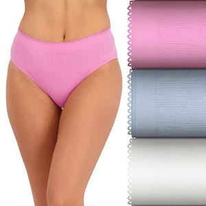 Набор из 3 бесшовных трусиков-хипстер для подростков 72-109p3 So, Mauve Blue White