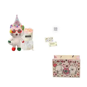 Милый плюшевый котенок на день рождения для мужчин и женщин, высота 35см Fat Fat Dragon