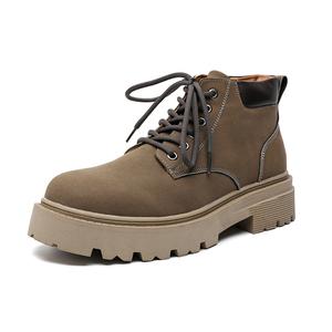 V ZERO FIVE Короткие ботинки Мартин 3,5 см мужские хаки, цвет Khaki