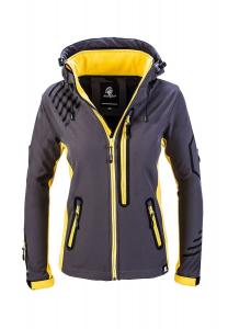 Куртка софтшелл, куртка стандартного кроя Rock Creek, серый