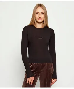 Прозрачная блузка Slim fit Juicy Couture, черный