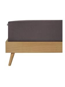 Простыня Schiesser Feinbiber Finni, коричневый