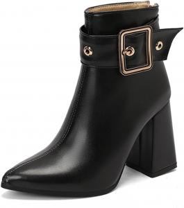 Женские туфли на носке LYYSKY с застежкой-молнией на спине и изящной пяткой. Размер соответствует длине подошвы, см. таблицу размеров и описание товара. Размеры US4-US17/EU34-EU50, Black(T635)