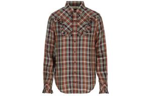 Рубашка женская бордовая Saint Laurent