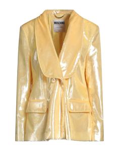 Блейзер COUTURE Moschino, пастельно-желтый