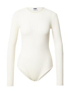 Боди-рубашка Urban Classics, натуральный белый