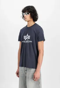 Футболка с принтом Alpha Industries, Navy