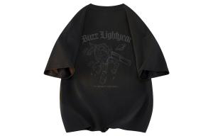 Футболки унисекс с круглым вырезом, узкий прямой крой Disney, черный