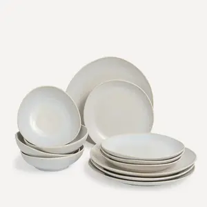 Посуда Aveiro, 12 предметов El Corte Inglés, от белого