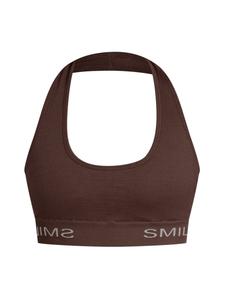 Спортивный топ-бралетт Smilodox Azura, коричневый