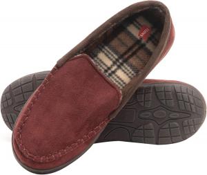 Мужские текстурированные мокасины Hanes, бордовый