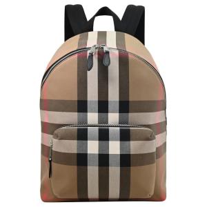 Рюкзак мужской из холста с кожаной спинкой Birсh Brown Burberry