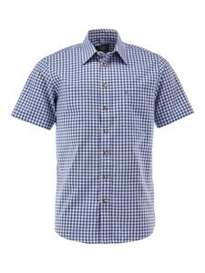 Традиционная рубашка Зихул средне-синего цвета OS-Trachten